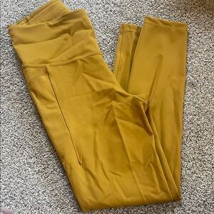 CALIA mustard gold leggings like new small